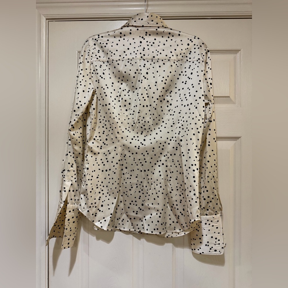 Dolce & Gabbana Silk Blend French Cuff Shirt - Picture 4 of 6